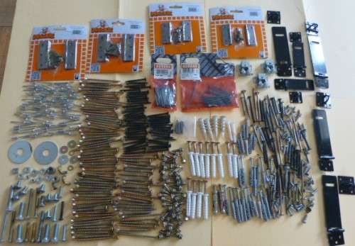 Bulk lot 531 hardware / DIY items