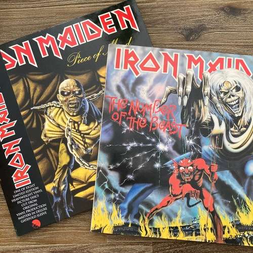 2x LPs *Iron Maiden - Number of the Beast and Piece of Mind (Vinyl, LP)