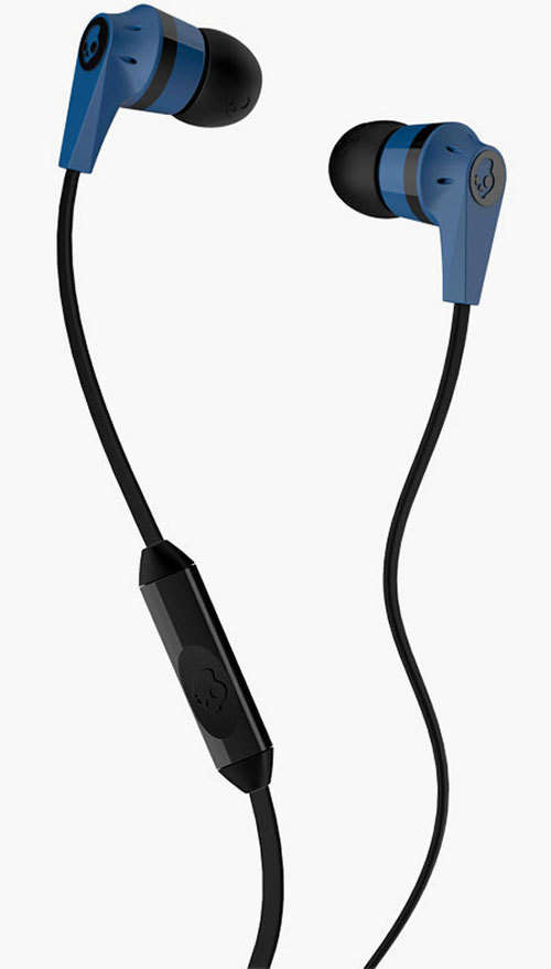 Skullcandy Ink'd 2.0 In-Ear Headphones with In-Line Microphone (Blue/Black)