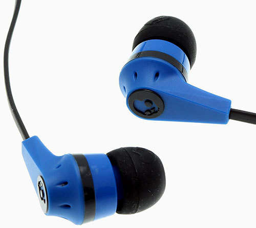 Skullcandy Ink'd 2.0 In-Ear Headphones with In-Line Microphone (Blue/Black)