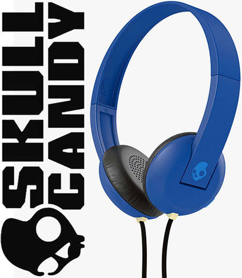 SKULLCANDY Uproar Headphones On-Ear with TapTech - Royal Blue