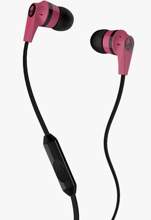 Skullcandy Ink'd 2.0 In-Ear Headphones with In-Line Microphone (Pink/Black)
