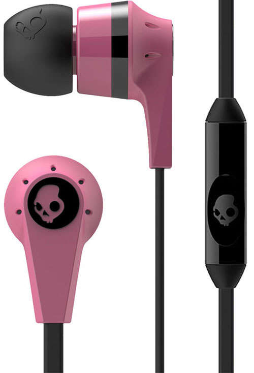 Skullcandy Ink'd 2.0 In-Ear Headphones with In-Line Microphone (Pink/Black)