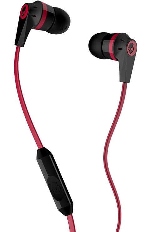 Skullcandy Ink'd 2.0 In-Ear Headphones with In-Line Microphone (Red/Black)