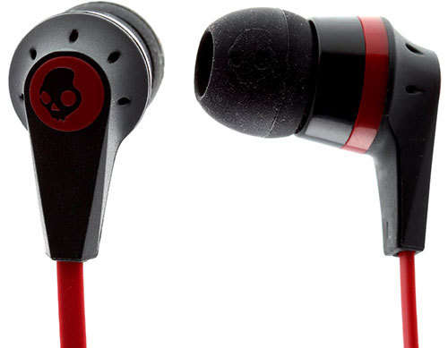 Skullcandy Ink'd 2.0 In-Ear Headphones with In-Line Microphone (Red/Black)
