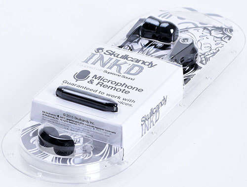 Skullcandy Ink'd 2.0 In-Ear Headphones with In-Line Microphone (Black)