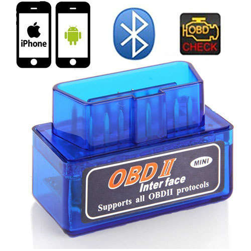 NEW Mini ELM327 V2.1 OBD2 II Bluetooth Diagnostic Car Auto Interface Scanner
