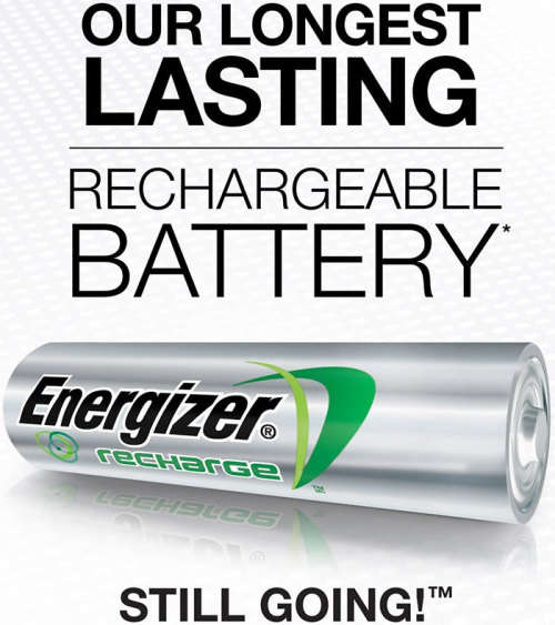 Energizer 2000mAh AA Power Plus Rechargeable Batteries - Brand New 4 Pack