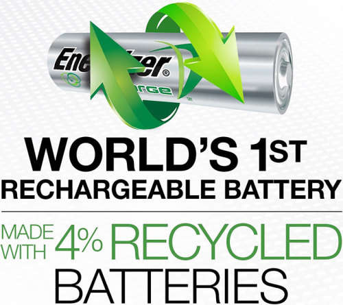 Energizer 2000mAh AA Power Plus Rechargeable Batteries - Brand New 4 Pack