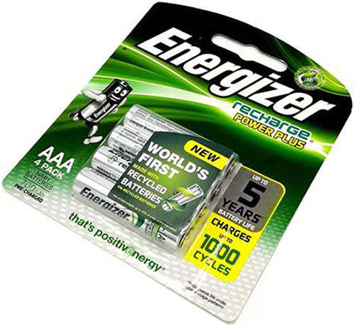 Energizer 2000mAh AA Power Plus Rechargeable Batteries - Brand New 4 Pack