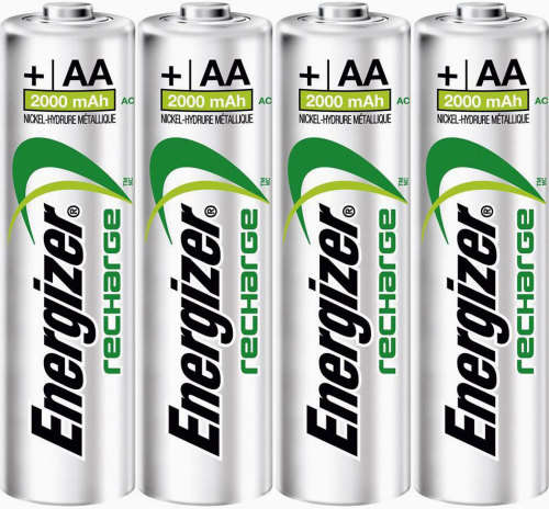 Energizer 2000mAh AA Power Plus Rechargeable Batteries - Brand New 4 Pack