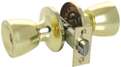 Fort Knox Entrance Door Lockset Brass Plated