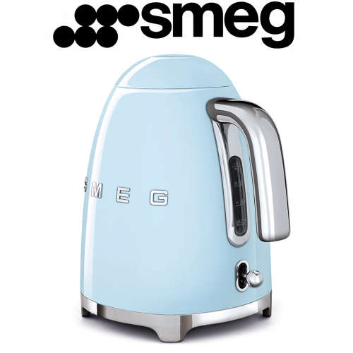 Smeg 1.7L Pastel Blue Retro Kettle- KLF03PBSA