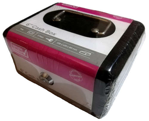 Simple Choice 6-Inch Petty Cash Lock Box