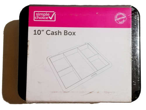 Petty Cash Lock Box - Simple Choice 10-Inch