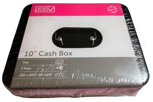 Petty Cash Lock Box - Simple Choice 10-Inch