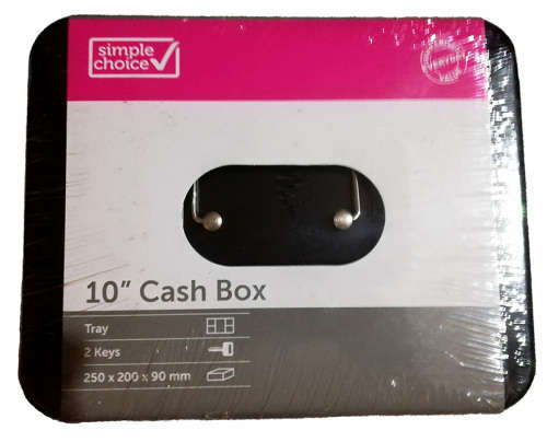 Petty Cash Lock Box - Simple Choice 10-Inch