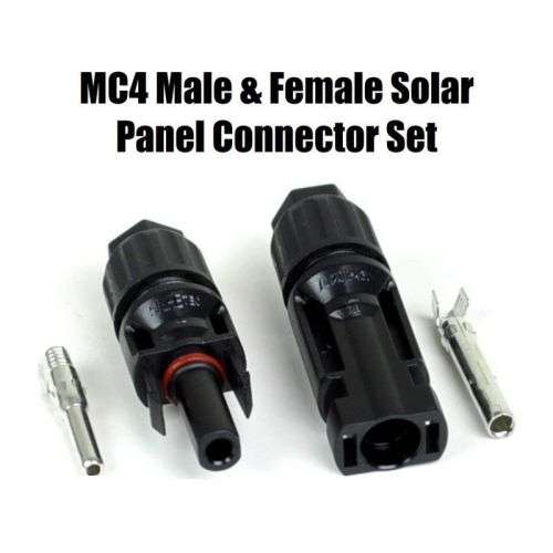 MC4 Male and Female Solar Panel Connector Set
