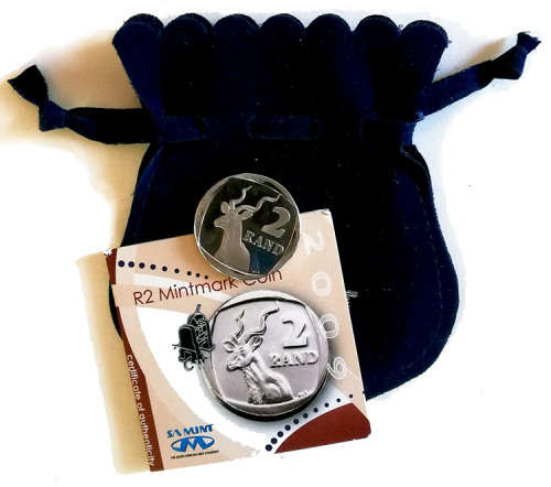 Oom Paul 2009 R2 Combo Deal: Original SA Mint CW issued R2 and a MS66 NGC Graded Coin