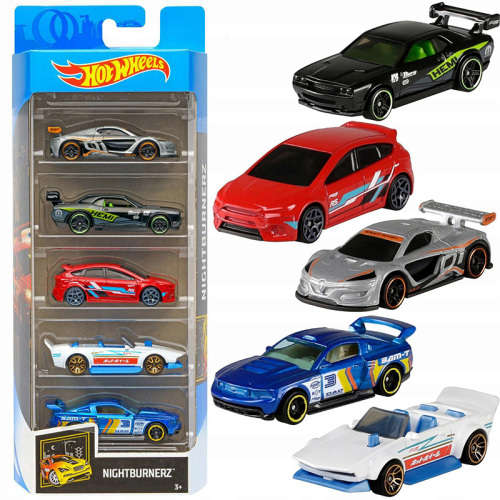 Mattel Hot Wheels Nightburnerz - 5 Pack GHP58 (2020)