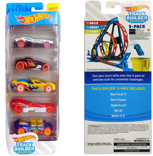 Mattel Hot Wheels Track Builder Unlimited - 5 Pack GHP53 (2020)