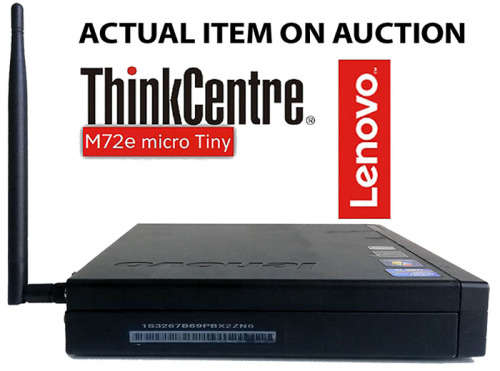 Lenovo ThinkCentre M72e Tiny Desktop (3267-B69) Intel Core i3-3220T @ 2.80GHz, 8GB Ram, 750GB HDD