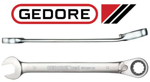 GEDORE Reversible Ratchet Spanner Set - R07203012