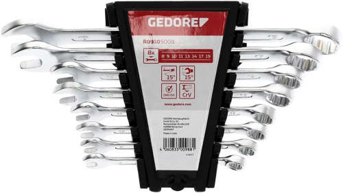 Gedore Red Combination Spanner Set 8 Piece 8-19mm R09105008