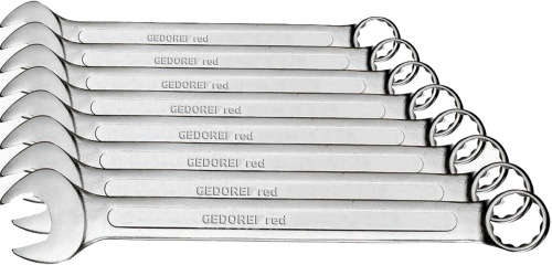 Gedore Red Combination Spanner Set 8 Piece 8-19mm R09105008