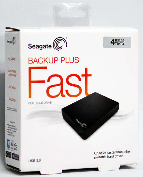 4TB Seagate 2.5 inch Backup Plus External Drive (USB 3.0)
