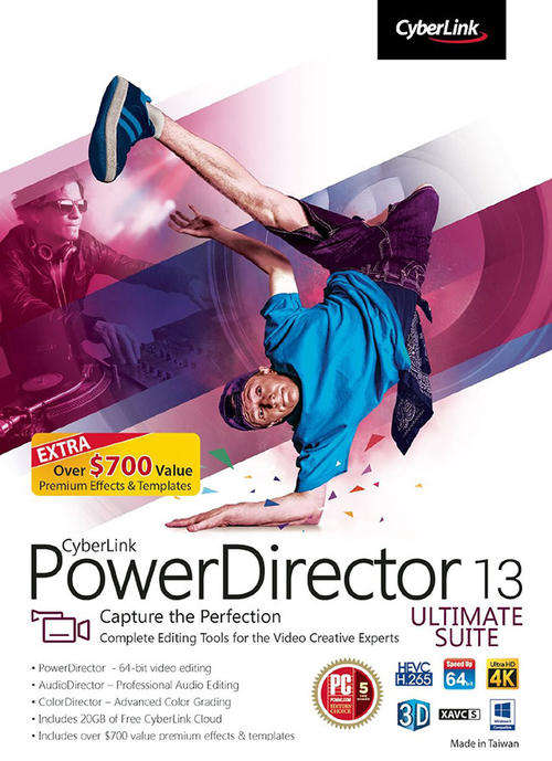 CyberLink PowerDirector 13 Ultimate Software Suite