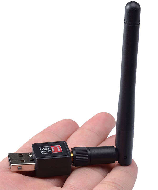 Mini USB 150Mbps Wireless LAN Adapter 802.11b/n/g WiFi with 2dBi Antenna