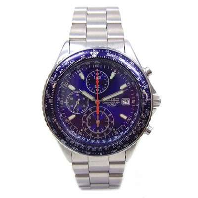 Seiko Flight Master Pilots Tachymeter Watch!! Brand New!!