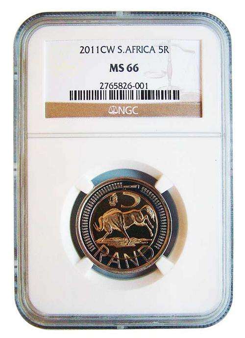 2011 Oom Paul R5 NGC Graded MS66