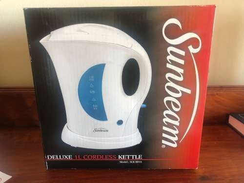 BRAND NEW Sunbeam Deluxe 1L Cordless Kettle