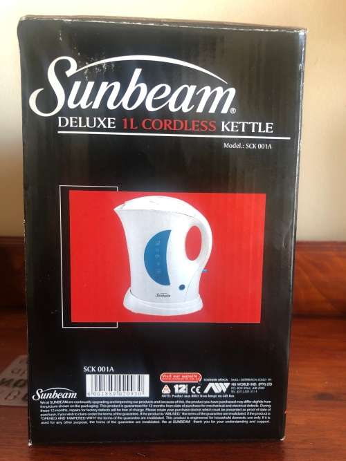 BRAND NEW Sunbeam Deluxe 1L Cordless Kettle