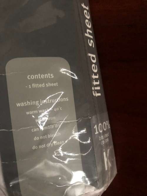 **NEW** @Home Fitted Sheet KING**SEALED**