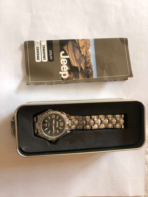**BRAND NEW** JEEP MENS UNITED STATES 3H QUARTZ WORN RUGGED LOOK WATCH