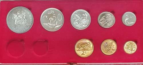 1977 Proof Set with Silver R1 ~ SA Mint Longproof ~ NO GOLD