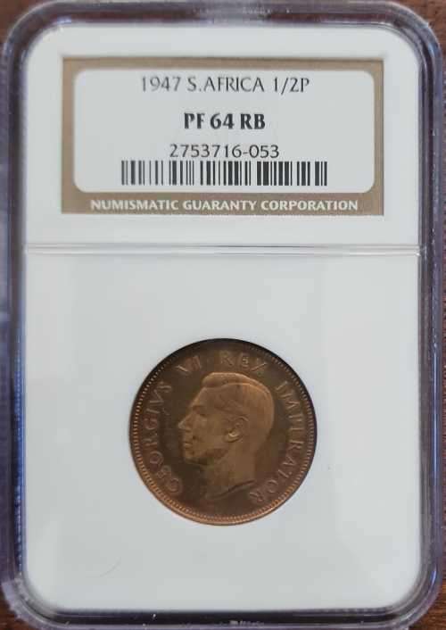 1947 1/2P ~ NGC PF64RB ~~~Starting at Half Price!~~~