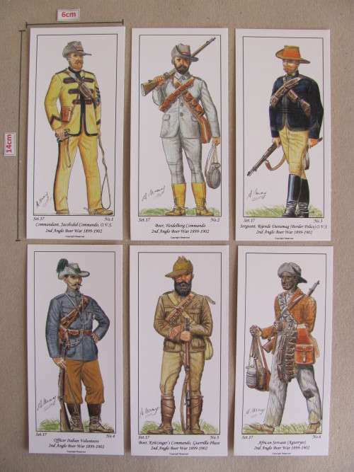 SMALL Andy May Uniform Cards - ABW 5 Sets in total, Set3,Set4, Set5, Set6 and Set17