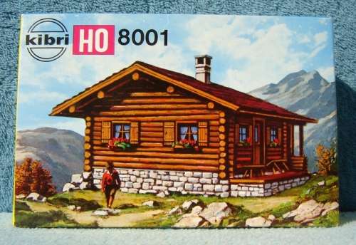 Kibri HO Gauge Wooden Hut No. 8001