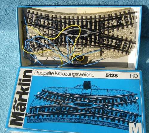 Marklin HO gauge Double slip switch No. 5128