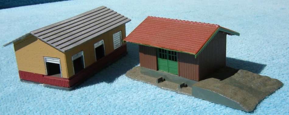 N Gauge 2 Goods Sheds