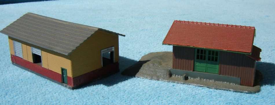 N Gauge 2 Goods Sheds
