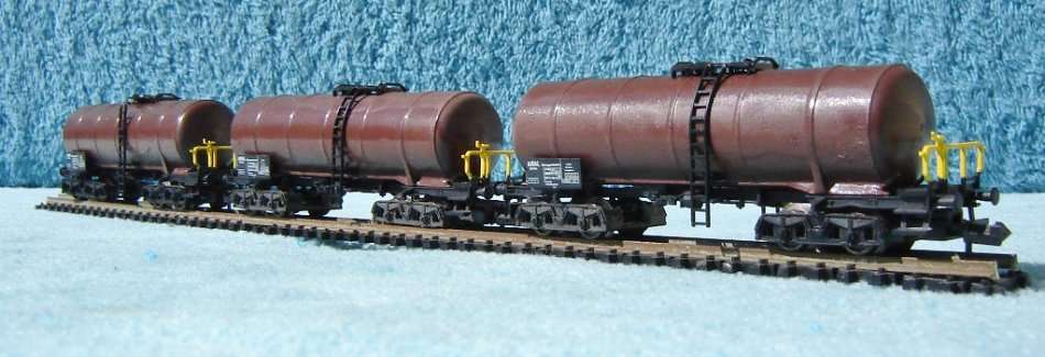 Fleischmann N Gauge 3 Tank Wagons