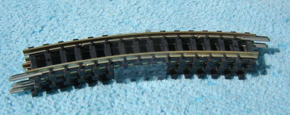 Minitrix N Gauge 3 Short Curved Track Pieces No. 4914