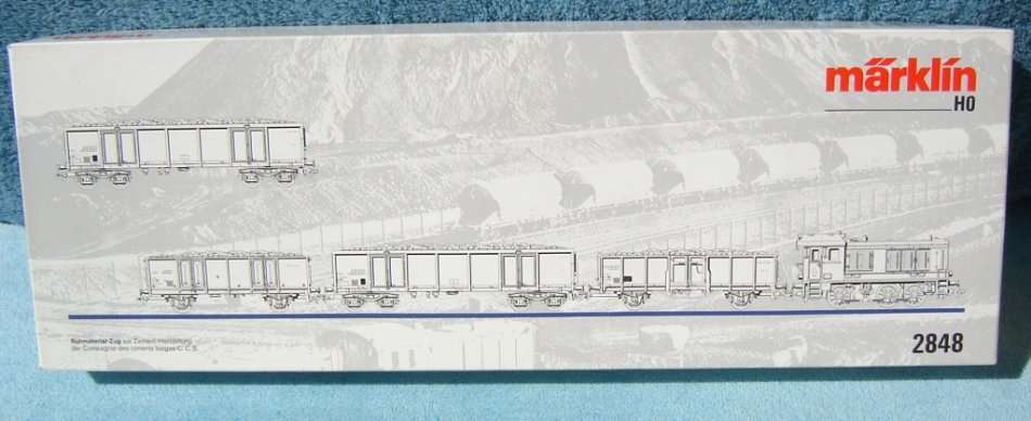 Marklin HO gauge Raw Material for Cement Train Set No. 2848