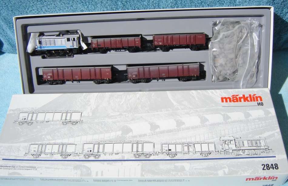 Marklin HO gauge Raw Material for Cement Train Set No. 2848