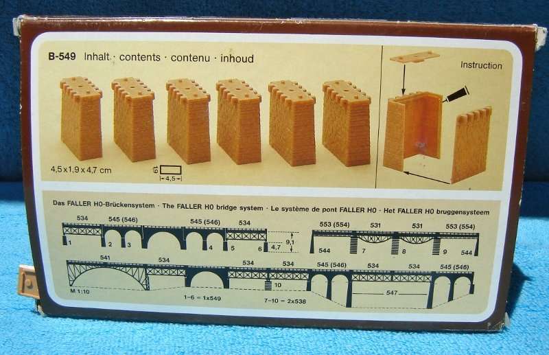 Faller HO gauge Piers